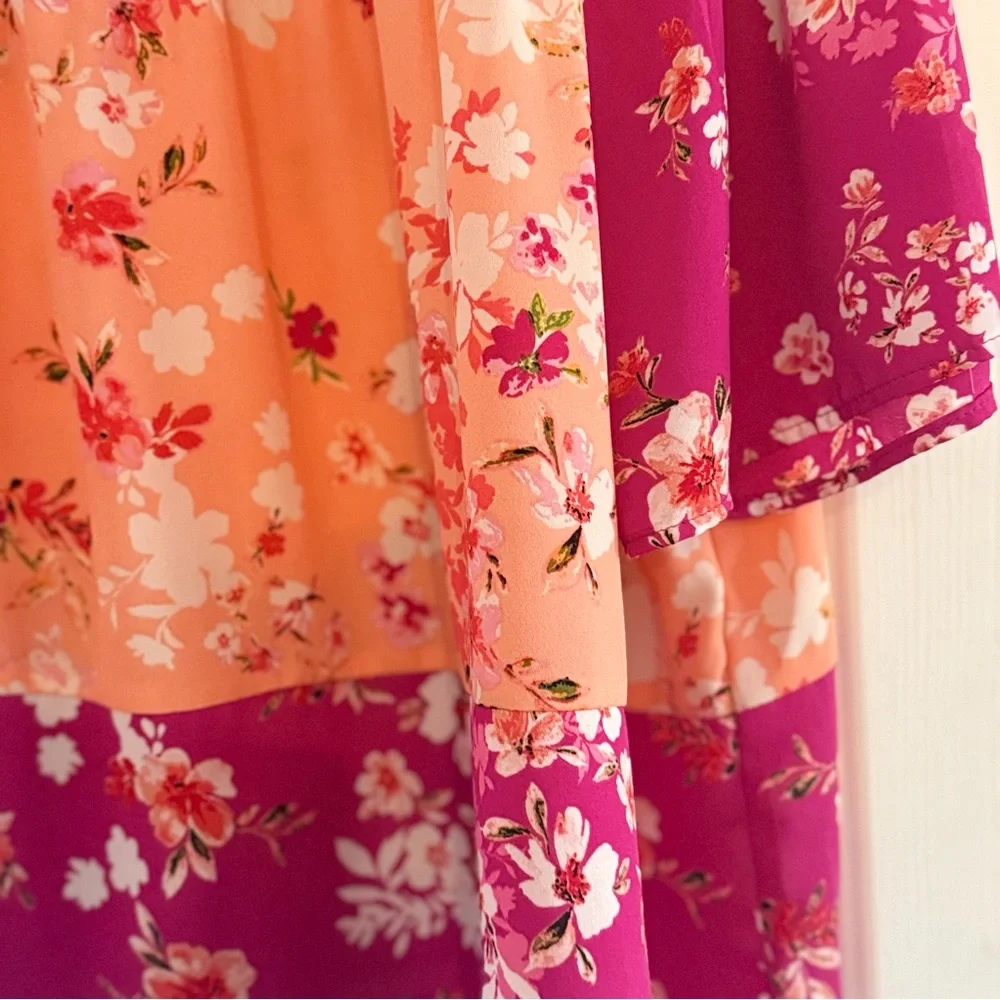 The Pioneer Woman Floral Tunic in Orange and Pink - Picture 8 of 10